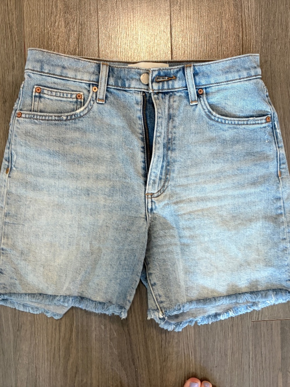 Denim Form Shorts